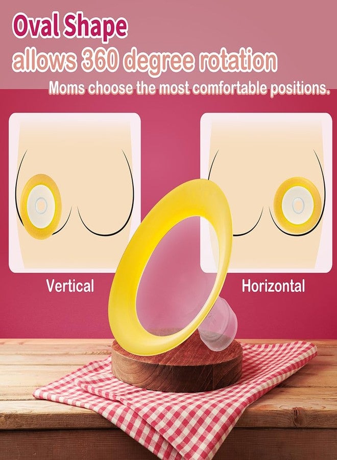 NENESUPPLY نيني سابلاي 19 مم فلانجات بيضاوية متوافقة مع أجزاء مضخة الثدي ميديلا استبدال ملحقات فلانج ميديلا 19 مم. - Image 4