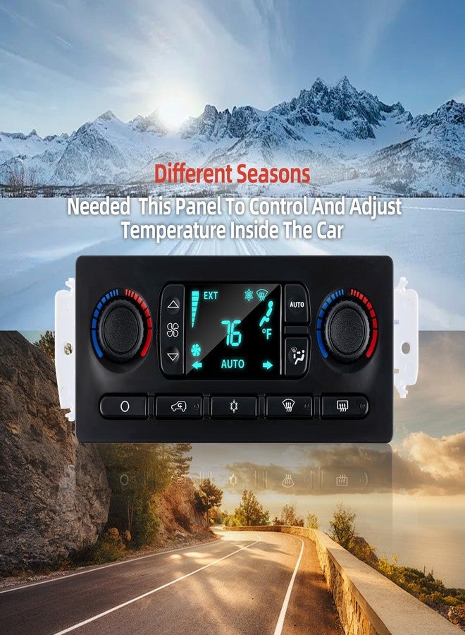 DIRBOERF 599-211XD Heater A/C Climate Control Module Panel Switch Compatible with Chevrolet 03-07 GMC 2002-09 Cadillac 2003-06 Hummer H2 2003-2007 Buick 2004-2007 Oldsmobile 2002-04 Replace 10367041 - Image 2
