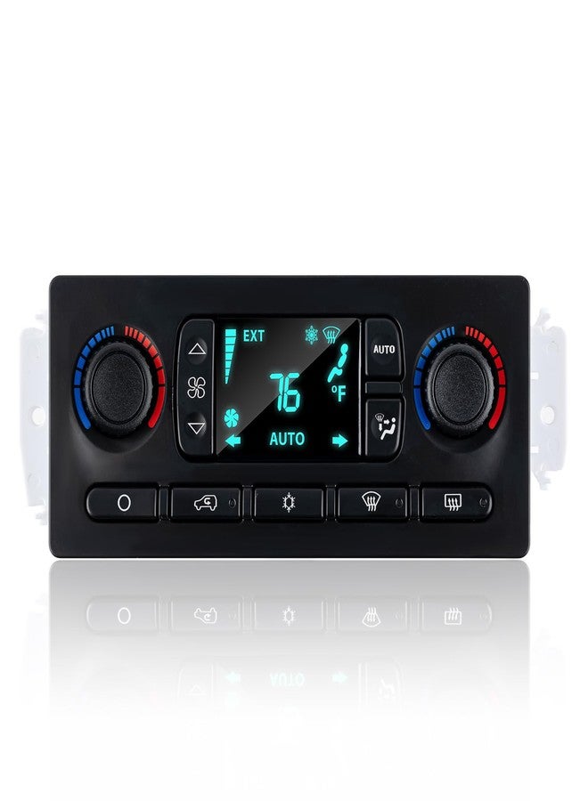 DIRBOERF 599-211XD Heater A/C Climate Control Module Panel Switch Compatible with Chevrolet 03-07 GMC 2002-09 Cadillac 2003-06 Hummer H2 2003-2007 Buick 2004-2007 Oldsmobile 2002-04 Replace 10367041 - Image 1