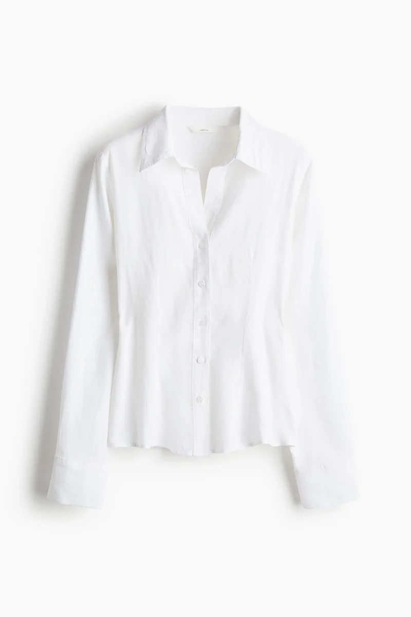 H&M Linen-blend shirt
