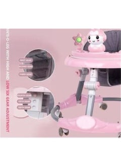 جونيس Cool Berry Baby Walker Sit To Stand Baby Walker, 3 In 1 Baby Walker, Musical Toy Walker For Baby walkers .. (pink color)  - Image 3