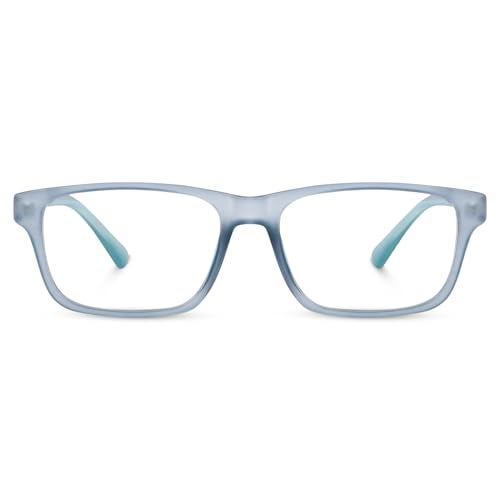 Peter Jones Blue Rectangular Unisex Anti Glare Computer/Gaming Glasses (6052BL) - Image 5