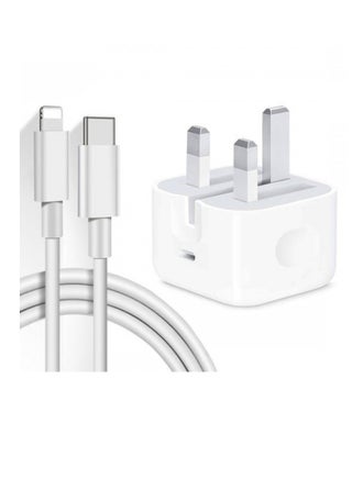 20W PD Changer USB-C Power Adapter With 1m Type-C To Lightning Cable White - pzsku/Z1A5575CBB62DC041D1E1Z/45/_/1717608184/ba4f0ba3-a2c8-44db-ac9a-69686efaca5a