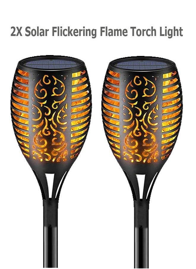 ALNAJM Lighting Solar Flickering Flame Torch Light 2 Pcs  - Image 2