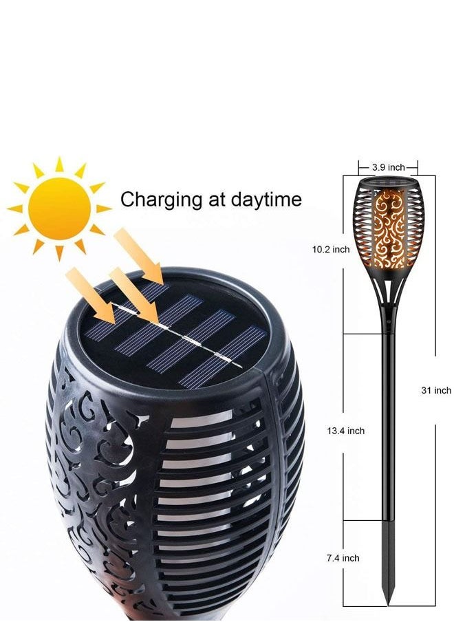 ALNAJM Lighting Solar Flickering Flame Torch Light 2 Pcs  - Image 3