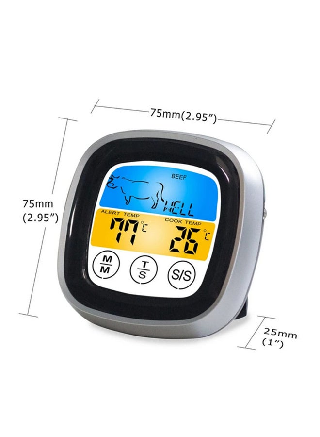 1PCS Wireless BBQ Thermometer With Probes Food Cooking Timer For Oven Meat Grill Thermometer With Free App Control - Image 2