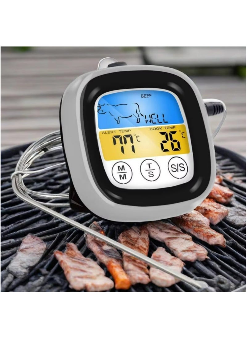 1PCS Wireless BBQ Thermometer With Probes Food Cooking Timer For Oven Meat Grill Thermometer With Free App Control - Image 5