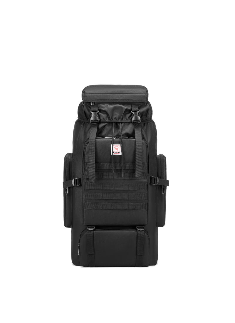 Reflection - REFLECTION Hiking Bag for Camping and Trekking with Rain Cover and Shoe Compartment  BLACK 95 LITRES - Image 1