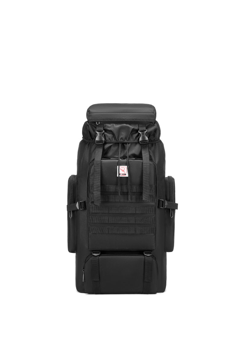 Reflection - REFLECTION Hiking Bag for Camping and Trekking with Rain Cover and Shoe Compartment  BLACK 95 LITRES - Image 1