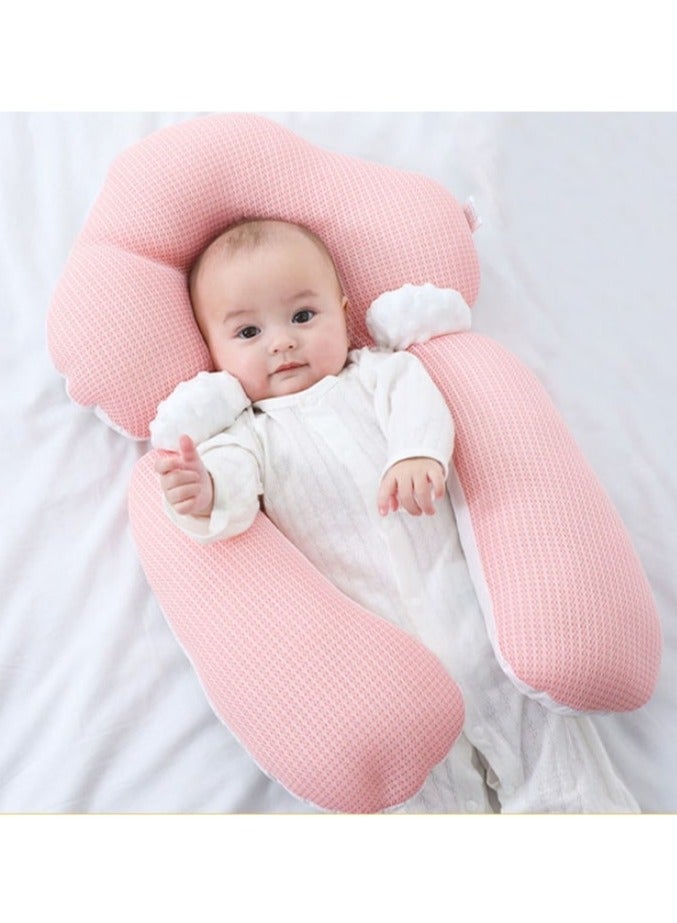 100% Cotton High Quality Soft U Shape Washable Comfortable Sleeping Baby Pillow For Newborn Baby - Image 1