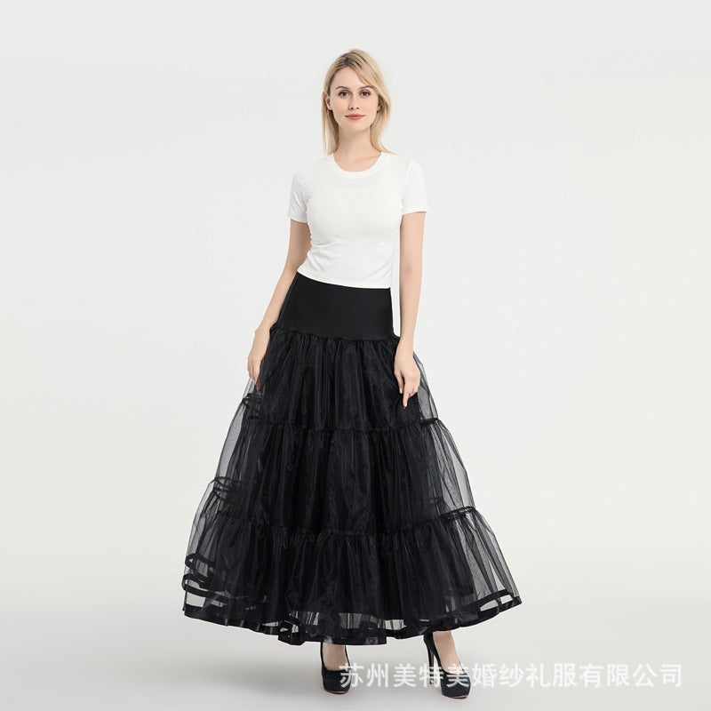 Floor-Length A-Line Wedding Petticoat, Boning-Free - Image 1