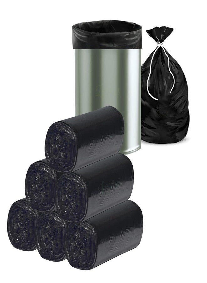KR STORE™ Premium Garbage Bags – Black Trash Bin Liners for Dry & Wet Waste – Dustbin Liners for Home, Office & Commercial Use – 6 Rolls – 24 x 32 Inches (Large) - Image 1