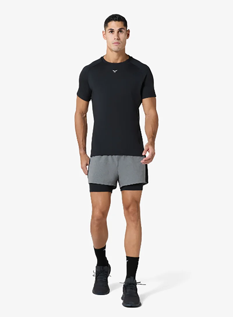 Squatwolf Black Actdry Warrior T-Shirt for Men | Best Price UAE