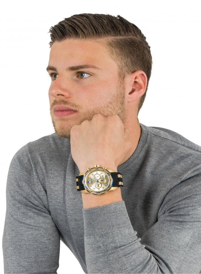 إنفيكتا ساعة إنفيكتا رجالية كوارتز، شاشة عرض تناظرية وسوار سيليكون 17887 - Image 5