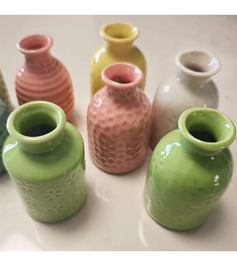 Random Style Ceramic Vase Aromatherapy Bottle Creative Home Decor Mini Craft Ornament - Image 4