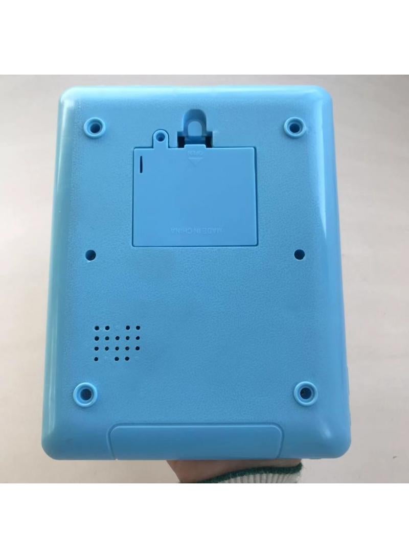 English tablet learning machine Children's mini point reading machine Early education story machine kids toys without battery blue 1Pcs  - Image 2