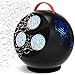 IFLOVE Bubble Machine for Kids Toddlers45360 Auto Rotatable Spherical Bubble Maker Toy with LED LightRechargeable Bubble Blower for 3 4 5 Year OldWedding Party Easter Birthday Gifts Spherical Black - Image 2