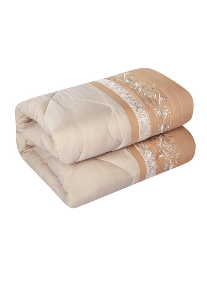 Hours Horse 4-piece single-size comforter set, embroidered with a modern and distinctive pattern  - Image 3