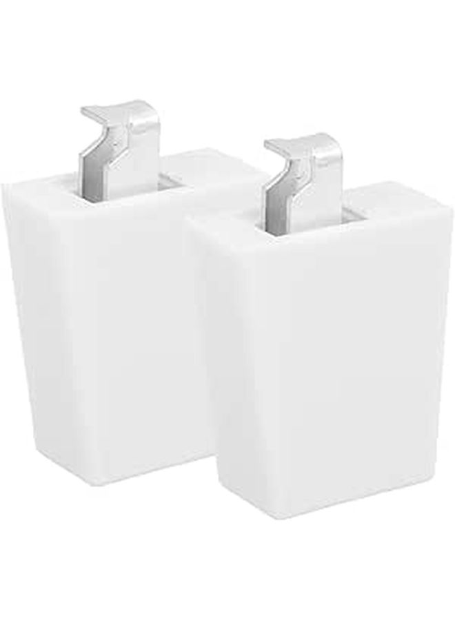 Heavy Duty Galvanized Wall Cabinet Brackets 2 Pack Easy Install Kitchen Bedroom - Image 1