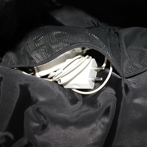 Kenneth Cole Reaction Kenneth Cole Recycled Polyester Slim 16" Laptop Business Briefcase, Black - Image 5