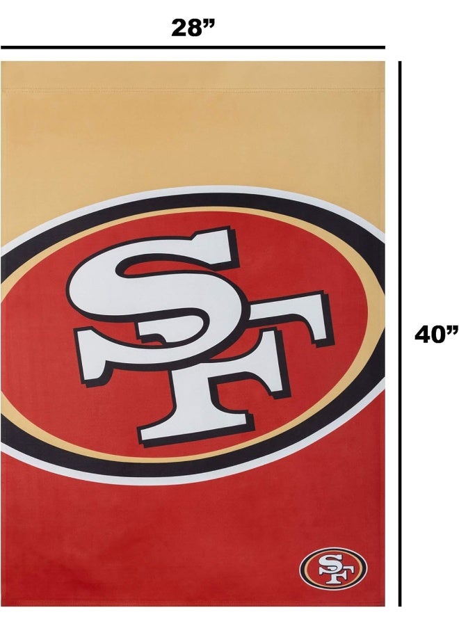 FOCO FOCO NFL Double Sided 40" x 28" Team Logo Vertical Flag  - Image 3