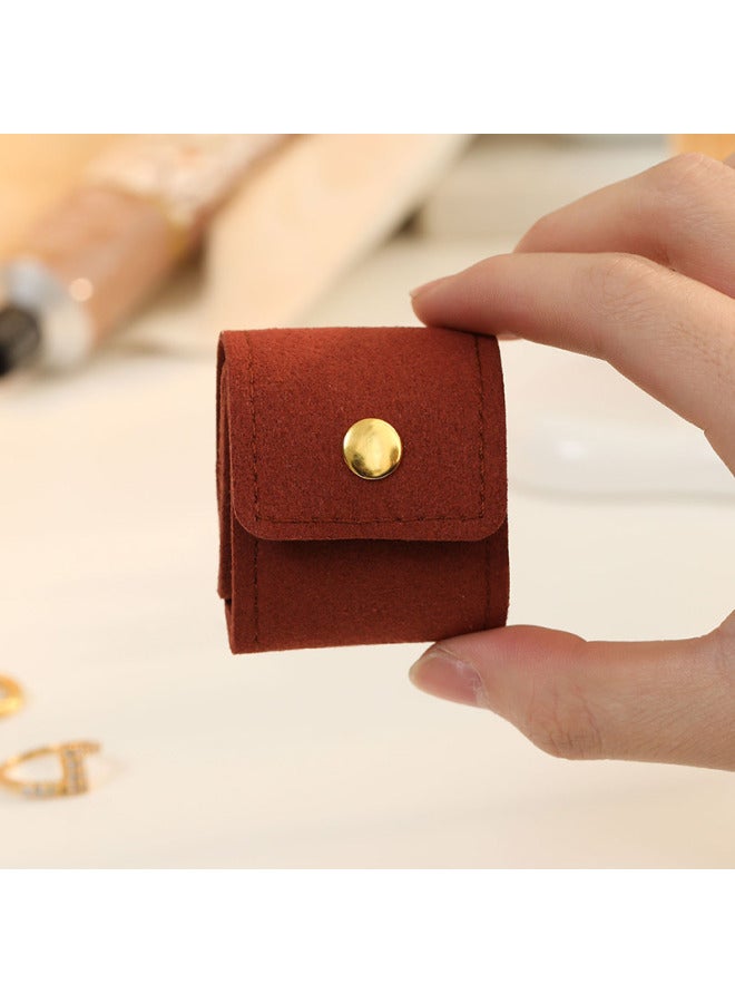 Simple And Portable Compartmentalized elry Bag, Ring Storage Bag, Small Portable Travel Storage Bag For Earrings And elry