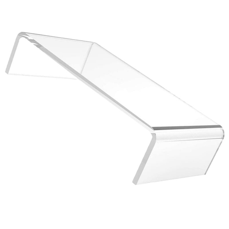 Acrylic Monitor Stand Riser with Desk Shelf for Single Monitor 12 Inches Wide - Image 2