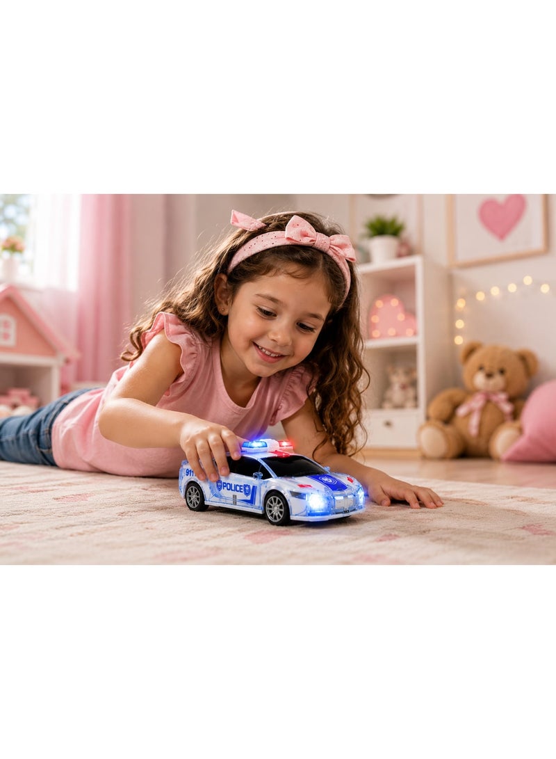 Kids Police Car Toy with LED Lights & Realistic Sounds   Bring excitement to your child’s playtime with this police car toy - Image 3