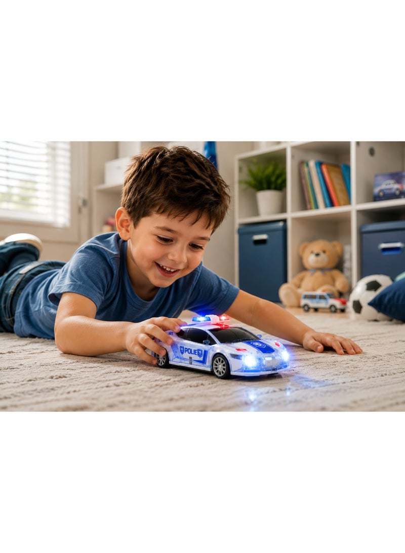 Kids Police Car Toy with LED Lights & Realistic Sounds   Bring excitement to your child’s playtime with this police car toy - Image 5