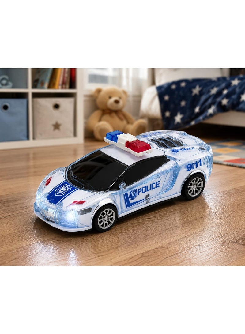 Kids Police Car Toy with LED Lights & Realistic Sounds   Bring excitement to your child’s playtime with this police car toy - Image 2