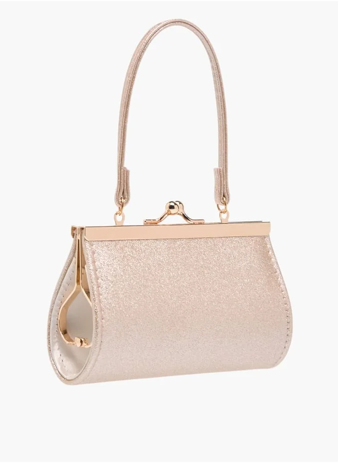 Flora Bella By Shoexpress Girls Embellished Handbag With With Kiss Lock Closure Ramadan Collection