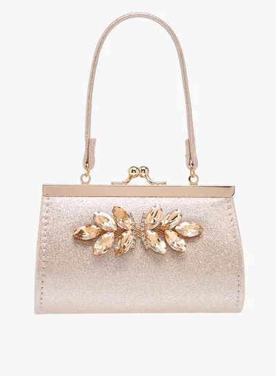 Flora Bella By Shoexpress Girls Embellished Handbag With With Kiss Lock Closure