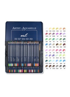 Generic 48-Color Coloured Pencils, Professional Watercolor Pencils, Triangular Comfortable Grip, Suitable for Family Painting, Art Courses  - Image 1