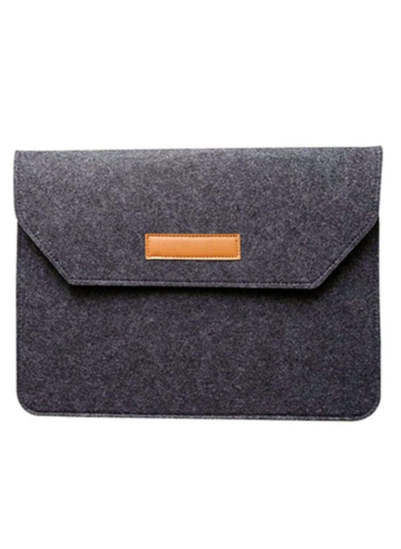 Generic Laptop Sleeve 13.3 Inch Ultra Slim Wool Felt Laptop Bag Pouch Case for MacBook for Huawei for Hp for Dell Laptop Bag Black  - Image 1
