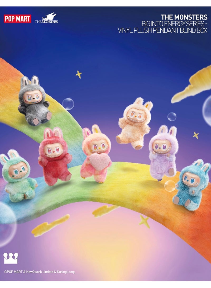 POP MART The Monsters Big into Energy Series-100% Original Labubu V3 With ( Barcode) Vinyl Plush Pendant Blind Box, Blind Box Figures, Random Design Action Figures Collectible Toys Home Decorations, Single Box - Image 4