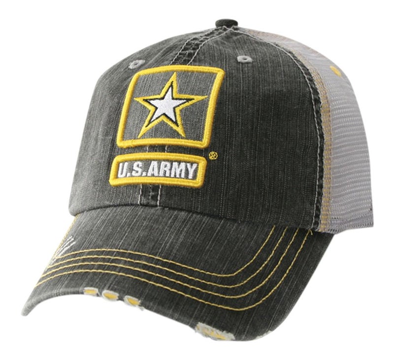 Mitchell Proffitt US Army Cap -Army Hat with Official Star Logo, Black, -99 - Image 1