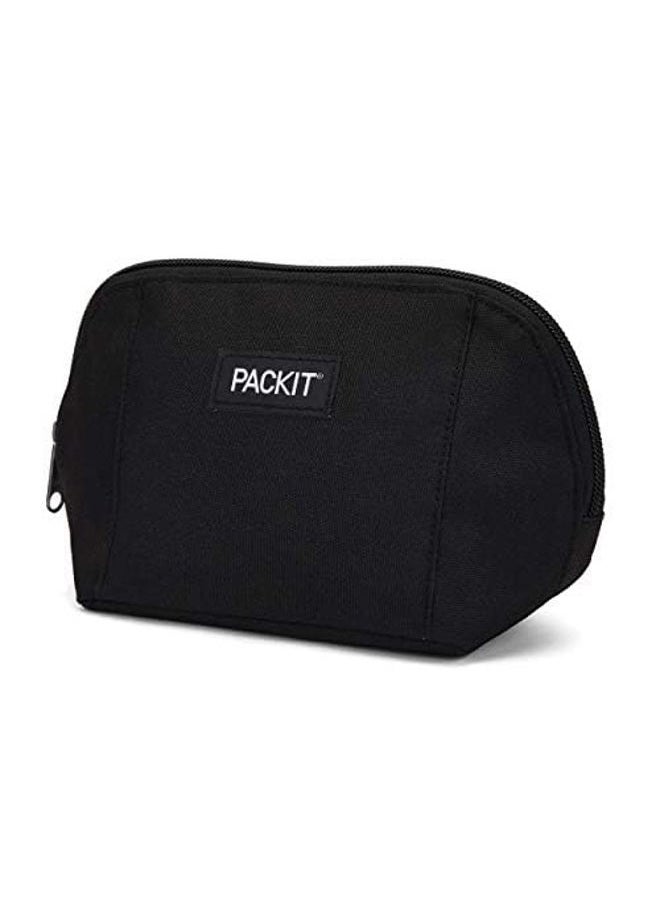 PACKIT Freezable Snack Bag, Black, Built with EcoFreeze Technology, Foldable, Reusable, Zip Closure Locks in Cool Dry Air, Great for All Ages, and Fresh Snacks On the Go - Image 3