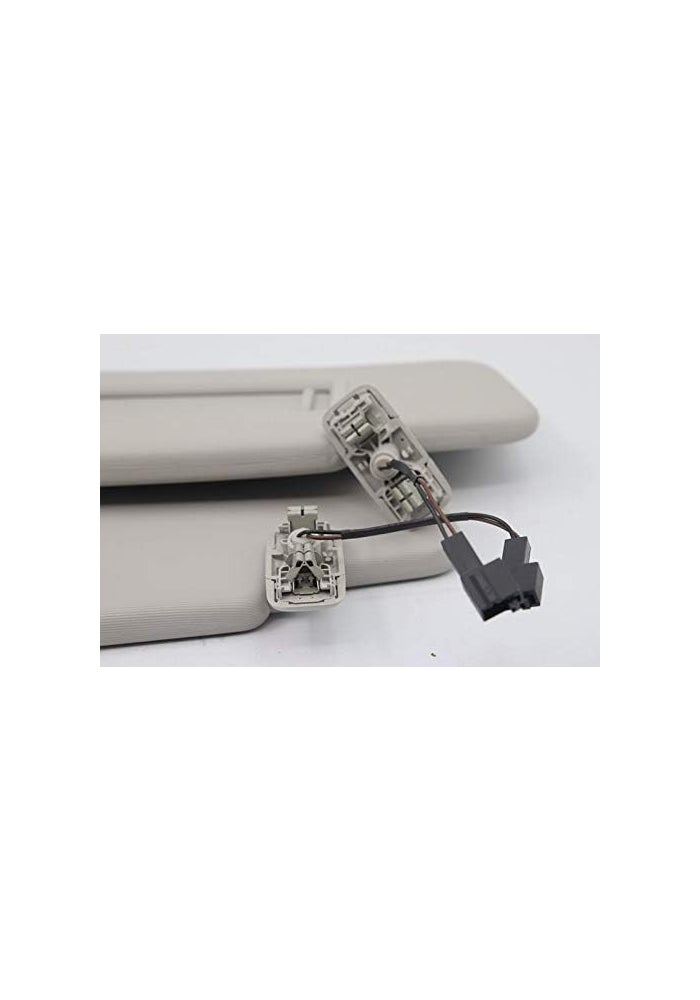 QASULER Car Sun Visor with Make-up Mirror - Image 3