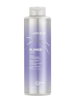 Joico Blonde Life Violet Conditioner | For Cool & Bright Blonde Hair | Neutralize Brassy Tones | Banish Yellow Tones | Boost Shine | Sulfate Free | With Monoi & Tamanu Oil - pzsku/Z1A5730BFE87BEF12296BZ/45/_/1738851256/d0d6443a-c588-4817-9bc8-7bbcd066d54b