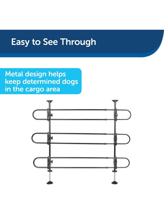 PetSafe Happy Ride Metal Dog Barrier, Pet Gate Vehicle Divider for Cars, Minivans & SUVs - Image 1