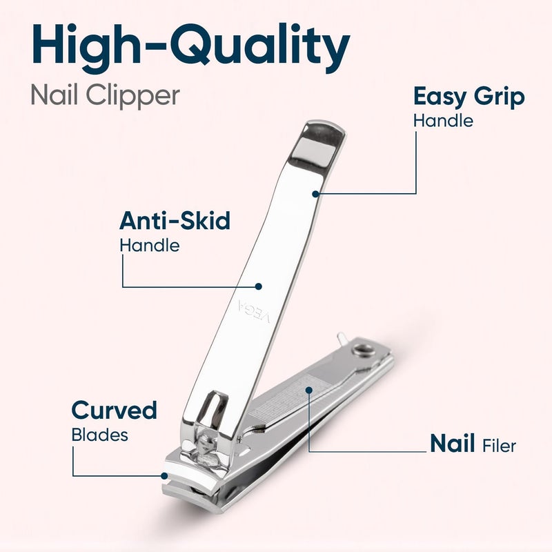 Vega Nail Clipper, Large, 1 Piece - Image 5