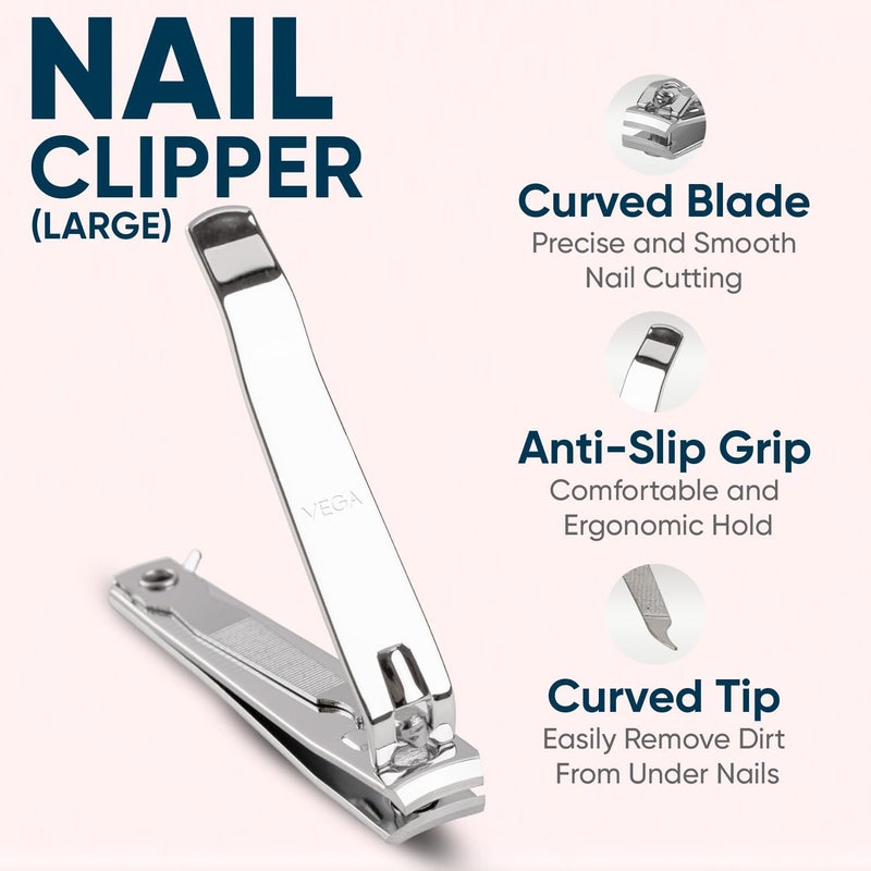 Vega Nail Clipper, Large, 1 Piece - Image 2