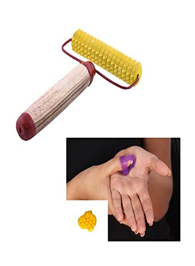 ACi Acupressure Bio-Magnetic Foot Mat for Stress and Pain relief With Acupressure Tools Combo Kit - Image 3