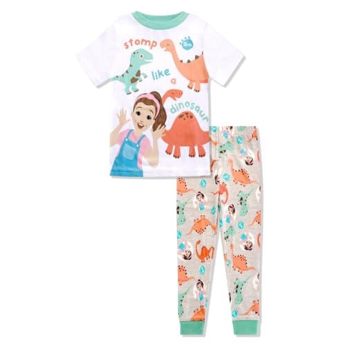 Ms. Rachel 2 Piece Pajama Set - Toddler Boys PJ Set with Short Sleeve Shirt & Pants - Kids Sleepwear Set - Official License - Image 1