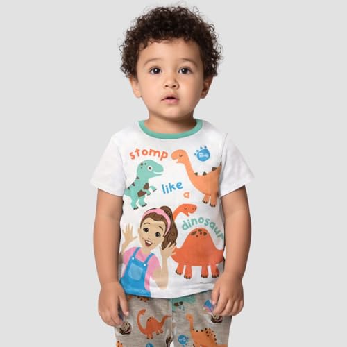 Ms. Rachel 2 Piece Pajama Set - Toddler Boys PJ Set with Short Sleeve Shirt & Pants - Kids Sleepwear Set - Official License - Image 4