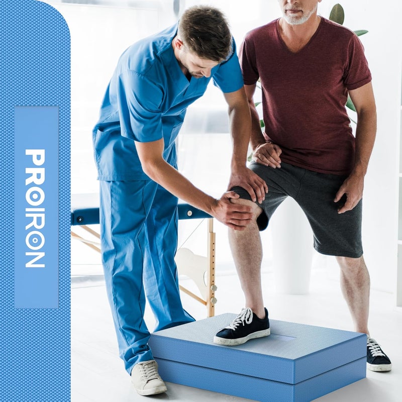 Proiron Balance Pad Non-Slip Cushioned Pu Mat & Ankles Larger Knee Pad - Image 5