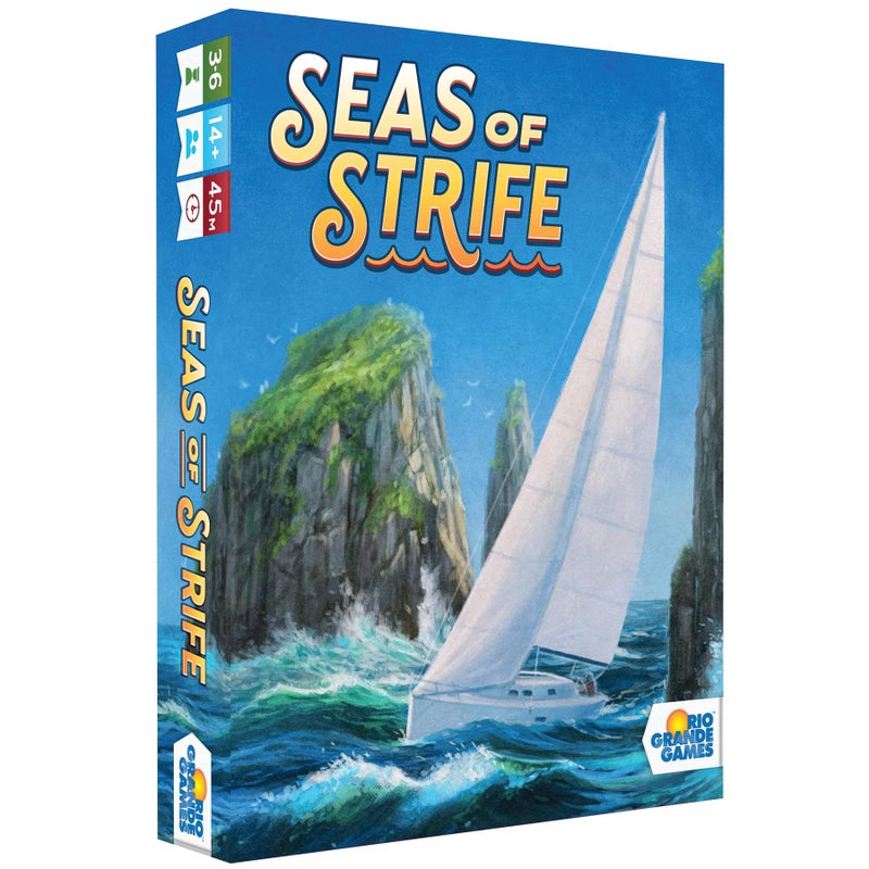 Rio Grande Games Seas of Strife - Rio Grande Games, Trick Taking -Card Game, Ages 14+, 3-6 Players, 45 Min - Image 1