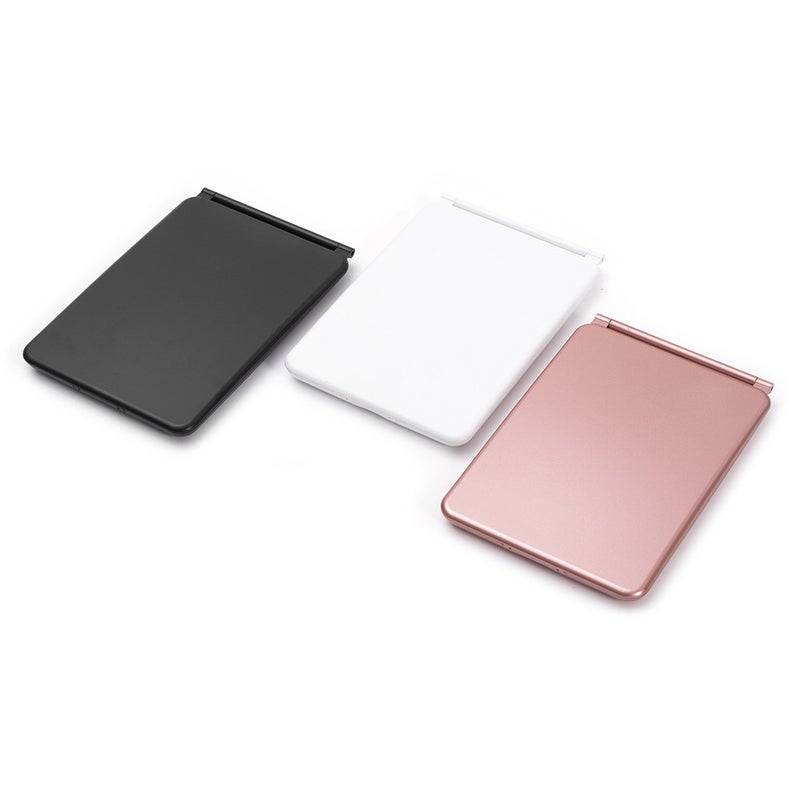 LED folding makeup mirror with light rechargeable flip flat mirror portable folding mirror fill light makeup mirror - Image 5