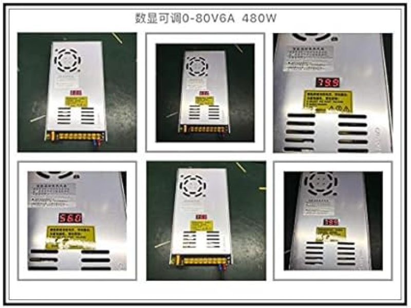 Adjustable Switching Power Supply: 480W 0-80V 0.1V/0.01A Precision - Ultra-Precise Digital Control Variable Power Supply for Laboratory, Benchtop, DIY Electronics Projects - Image 4