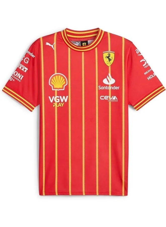 Scuderia Ferrari Scuderia Ferrari F1 Carlos Sainz Soccer Jersey